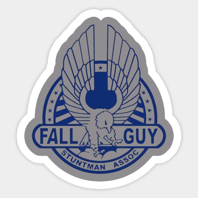 The Fall Guy Stuntman Association Sticker by Wyld Bore Creative